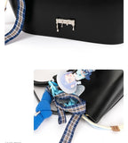 Elegant Black designer original handbag \ shoulder bag \ crossbody bag