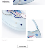 Milk Blue Puff designer original handbag