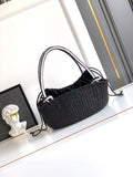 Black Small crochet bag