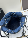 24P Denim Mini 22 Bag