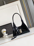 Small leather tote bag