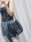 PARIS VI SMALL HOBO BAG IN GRAINED LEATHER