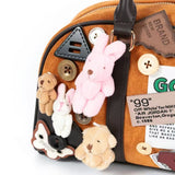 Caramel Cocoa designer original shoulder bag \ handbag \ crossbody bag