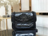 Niki Baby in Crinkled Vintage Leather 