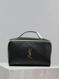 Gaby series cosmetic bag lambskin material