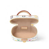 2026 Vanity Chain Pouch Makeup Bag Monogram Multicolore White Canvas M13662